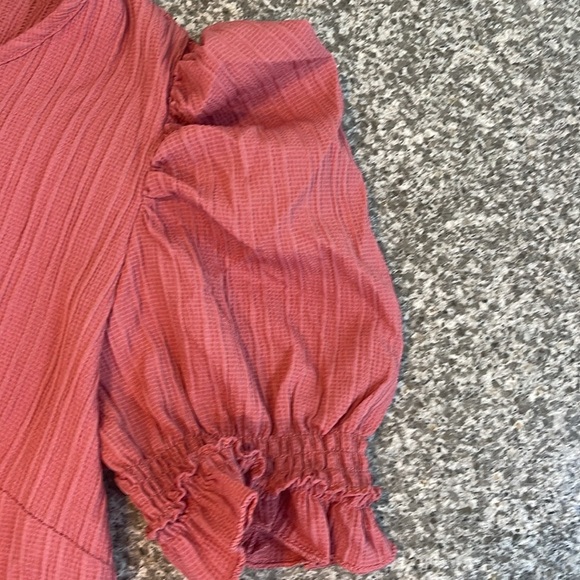 New without tag SHEIN puff sleeve A-line dress women’s M - Picture 2 of 4